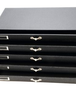 5 Drawer Jewelry Organizer Storage Display Case Box w/Inserts 9 91o7grX8X8L