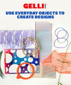 Gelli Arts Gel Printing Plate - 8" X 10" Gel Plate, Reusable Gel Printing Plate, Printmaking Gelli Plate for Art, Clear Gel Monoprinting Plate, Gel Plate Printing for Arts and Crafts 8 x 10-inch 16 91o9YGkSLL