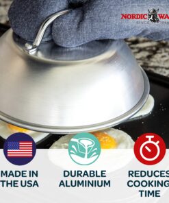 Nordic Ware 365 Indoor/Outdoor Cheese Melting Dome Silver 14 91oCL4hJRHS