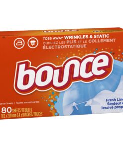 Bounce Fabric Softener Dryer Sheets, Fresh Linen, 80 Count (Pack of 3) 14 91oDC3h8KDL