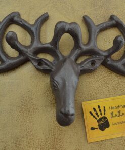 Alternative view of Lulu Decor, Cast Iron Deer Head Key Holder (Deer)