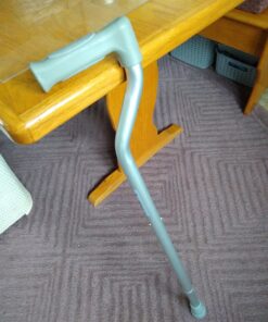 NOVA Medical Products Extra Tall Walking Cane (up to 6’8” User Height), Offset Handle with Reflector, Silver 7 91oE6235qQL