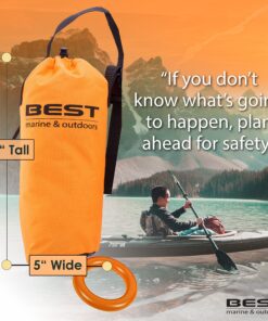 Alternative view of Best Marine Emergency Throw Rope Rescue Bag - Throwable Safety Device for Kayaking & Boating