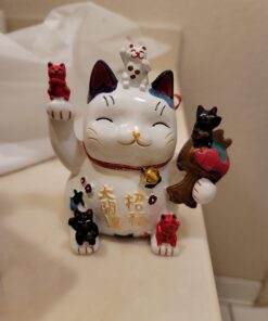 Feng Shui Maneki Neko Lucky Cat Coin Bank for Wealth 27 91oJ7HxkB L
