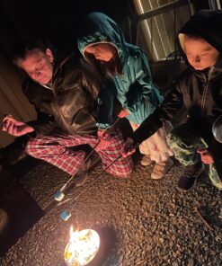 Tapirus Marshmallow Roasting Sticks | Set of 4 Extra Long Retractable Campfire Sticks | Protect Kids with Insulated Handles | Extendable Smore & Hot Dog Skewers | Heavy Duty Metal Camping Accessory 55 91oMxsheKCL