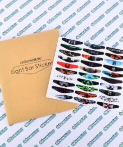 eXtremeRate 30 Pcs/Set Game Theme Mix Stickers Custom Light Bar Decal for PS4 All Model Controllers, Lightbar LED Stickers for PS4 Controller A13 25 91oSO9upT9L