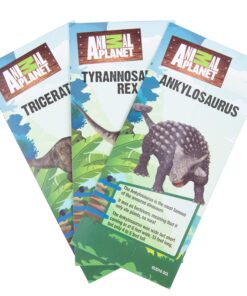 SCS Direct Animal Planet Super Grow Dinosaur Eggs 3 Pack - Toys Hatch and Grow to 3X Size in Water - T-Rex, Triceratops, & Ankylosaurus - Includes Dino Educational Fact Cards 22 91on5hIJqwL