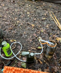 Survivor Filter Pro Hand-Pump Portable Water Filter - Lightweight Water Filter Camping, Backpacking, and Hiking - Water Purifier Survival - 0.01 Micron Ultra Filter 42 91ouBHXIjfL