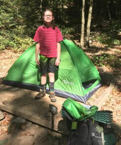 yodo Lightweight 2 Person Camping Backpacking Tent with Carry Bag, Multi Small package -Green 57 91ovqiONvRL