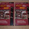 Quakehold! Furniture Strap Kit, Earthquake Fasteners for Disaster Preparedness, Child Proof Safety Straps for RV, Home Office, Helps Prevent Damage and Injury, Easy to Install, Black 1 Count (Pack of 1) 25 91owayzVu2L
