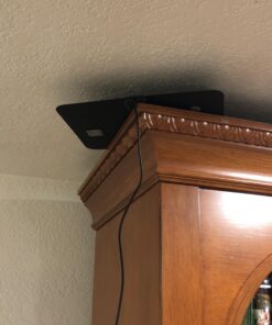 1byone Amplified HD Digital TV Antenna - Support 4K 1080p and All Older TV's - Indoor Smart Switch Amplifier Signal Booster - Coax HDTV Cable/AC Adapter (Black) 39 91owwcf7 5L