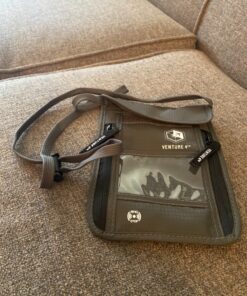 Travel Neck Wallet with RFID Blocking – Passport Holder Neck Pouch for Men and Women to Keep Documents Safe Gray 21 91oxNck nXL