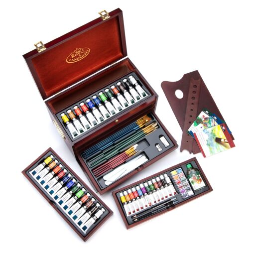 Royal & Langnickel Premier Multi-Media Painting Chest, 80-Piece Art Set