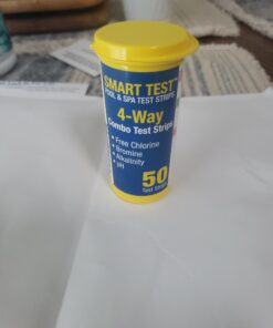Poolmaster 22211 Smart Test 4-Way Pool and Spa Test Strips - 50ct 4 Way Test Strips 1 Pack 34 91p9cnCyRQL