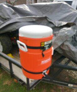 Buyers Products Steel Water Beverage Cooler Truck, Cart, UTV, Mower or Landscape Trailer Mount Rack Holder, LT25, 25 Gallon, Black 29 91pAGWrdtcL