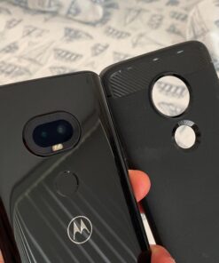 Spigen Rugged Armor Designed for Moto G7 Case/Designed for Moto G7 Plus Case (2019) - Matte Black 41 91pDBWXKkL