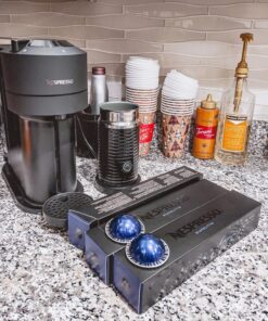 Nespresso Capsules VertuoLine, Diavolitto, Dark Roast Espresso Coffee, 10 Count (Pack of 5), Brews 1.35oz (VERTUO LINE ONLY) 10 Count (Pack of 5) 36 91pDggILPqL