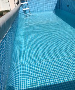 Intex 18ft X 9ft X 52in Ultra Frame Rectangular Pool Set with Sand Filter Pump, Ladder, Ground Cloth & Pool Cover 18 ft x 9 ft x 52 in 45 91pDxdQ3JoL