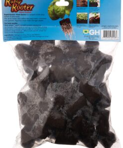 Alternative view of General Hydroponics Rapid Rooter, Starter Plug for Seeds or Cuttings, Great for Soil or Hydroponics Growing System, 50 Plugs 50 Count