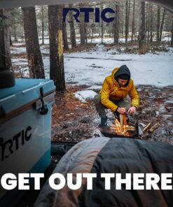 RTIC 20 QT Hard Cooler Insulated Portable Ice Chest Box for Beach, Drink, Beverage, Camping, Picnic, Fishing, Boat, Barbecue White 20 Quart 19 91pLuSiKKBL