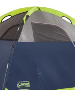 Coleman Sundome Camping Tent, 2/3/4/6 Person Dome Tent with Snag-Free Poles for Easy Setup in Under 10 Mins, Included Rainfly Blocks Wind & Rain, Tent for Camping, Festivals, Backyard, Sleepovers Navy Blue 2 Person 46 91pPhK4jXJL 1