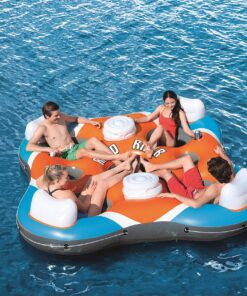 Alternative view of Bestway 1043115 Rapid Rider X4 River, Lake, Pool Tube Float, White/Blue