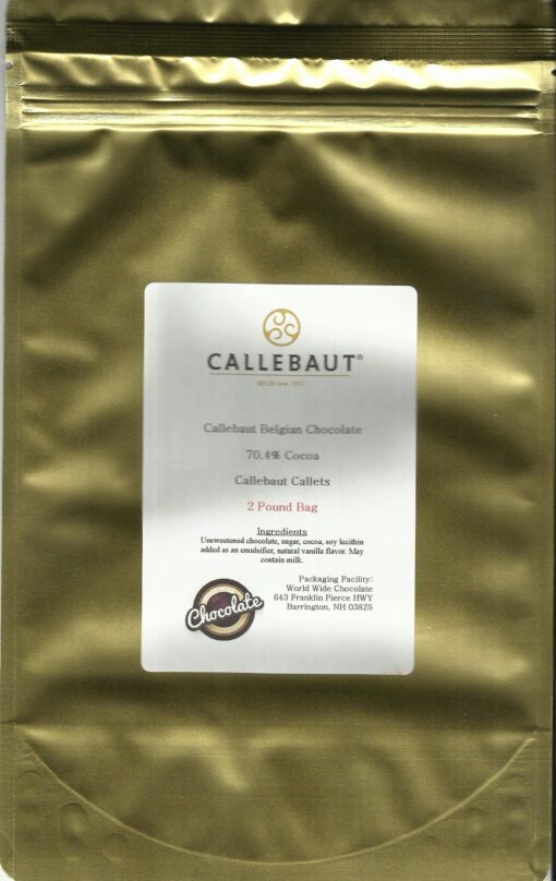 Callebaut Dark Callets 70.4 % (2 lb)