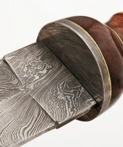 GladiatorsGuild 2607 Custom Handmade Damascus Steel Roman Gladius Sword Dagger Knife Short Sword Red Wood Handle (Replica) 32 91pUDn Ya0L