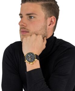 Invicta Men's I Force Collection Chronograph Strap Watch 46mm Black 26 91pUek2qgrS