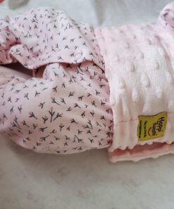 Happi Tummi Colic and Gas Relief for Babies and Infants- Heated Belly Wrap for Newborns - Aromatherapy Wrap for Upset Tummy and Constipation Pretty-n-plush Pink 17 91pW0EIIhDL