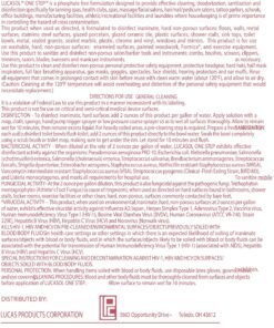 Lucasol One Step Disinfectant 32 Ounce 32 Fl Oz (Pack of 1) 7 91pX31zRivL