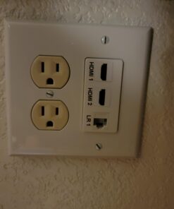 Leviton 41643-W QuickPort Decora Insert, 3-Port, White 7 91pa6mRRW9L