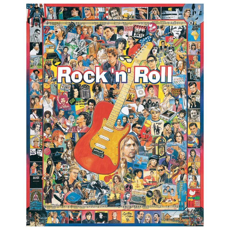 Catalog 9 White Mountain Puzzles Rock 'N Roll - 1000 Piece Jigsaw Puzzle
