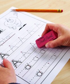 Paper Mate Pink Pearl Erasers, Medium, 24 Count 24 Count (Pack of 1) 9 91pw3OcfaML