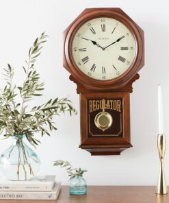 Bulova C3543 Ashford Chiming Clock, Walnut 19 91pwQ SqkRL