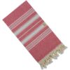 Dandelion - Basic Pattern - 100% Naturally-Dyed Cotton Turkish Towel Peshtemal - 71x39 Inches - Red 49 91pwaTYKTjL