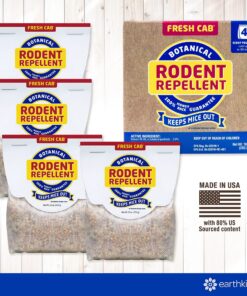 Fresh Cab Botanical Rodent Repellent - Environmentally Friendly, Keeps Mice Out, 4 Scent Pouches 14 91q 8gkzscL