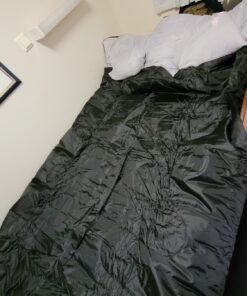 Double Sleeping Bag, Ohuhu Sleeping Bags for Adults with 2 Pillows 2 Person Sleeping Bag for Kids Waterproof Cold Weather Sleeping Bags for Family Teens Camping Backpacking Hiking Outdoor Black 69 91q0Dzrv0SL