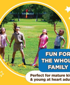 Stomp Rocket Original Dueling Rocket Launcher for Kids, 4 Rockets - Fun Backyard & Outdoor Kids Toys Gifts for Boys & Girls - Toy Foam Blaster Set Soars 200ft - Multi-Player Launcher Stand Dueling Launcher + 4 Rockets 23 91q0jNNtWgL