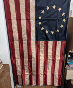 Betsy Ross Vintage Embroidered Flag - 3x5ft Premium Oxford Polyester - Founding Fathers Flags 33 91q276jshL