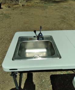 Valterra - RP800 Rocket Hand Pump for RV, Camper Holding Tank Faucet Pump - Chrome 33 91q2GMp30CL