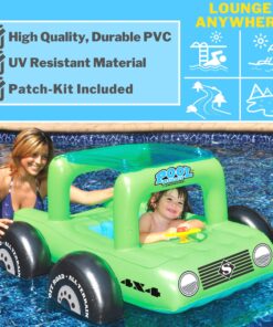 Swimline Inflatable Pool Buggy Float Green Buggy Car Pool Float 7 91q2oqnpYLL