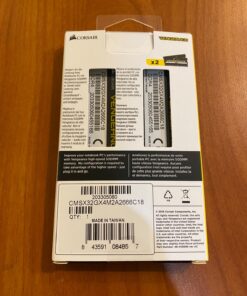 Corsair Vengeance Performance Memory Kit 32GB DDR4 2666MHz CL18 Unbuffered SODIMM (2x16GB) 2666Mhz C18 (2 x 16GB) 43 91q47vZ6uGL