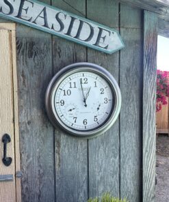 La Crosse Technology WT-3181PL-INT 18 inch Atomic Outdoor Clock with Temperature & Humidity 18" Standard Packaging 21 91q8m6sZVNL