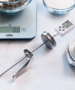 CDN DTC450 Digital Candy/Deep Fry/Pre-Programmed & Programmable Thermometer, White, 10.4" Digital Candy Thermometer 26 91q953eslQL