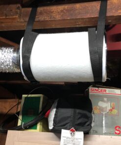 VIVOSUN Ventilation Kit 4 Inch 203 CFM Inline Duct Fan with 4"x 14" Carbon Filter Odor Control System with Australia Virgin Charcoal for Grow Tent Ventilation Z4 w/ carbon filter 45 91qGC0xtogL