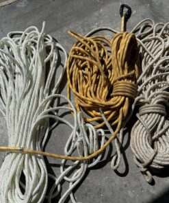 Giantex 3/7" Durable Braid Polyester Rope, 150 ft Heavy Duty Rope for Tie, Pull, Swing, Climb and Knot, High Strength Arborist Rope w/ 5953 lbs Breaking Strength, White 22 91qISH6ZrlL