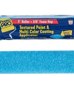 FoamPRO 58 Foam Paint Roller, 9" x 3/8" Textured Finish 9" x 3/8" 8 91qPTUFfLRL