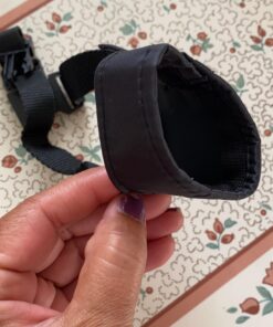 Downtown Pet Supply - Quick-Fit Dog Muzzle for Grooming - Pet Care & Dog Grooming Supplies - Soft Nylon Muzzle with Safety Buckle - Size 1 - Muzzle for Small Dog 28 91qQ5 bFPfL 3