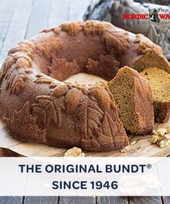 Nordic Ware Autumn Wreath Bundt Pan, Bronze, 10 cups, Silver 13 91qUMESubmL